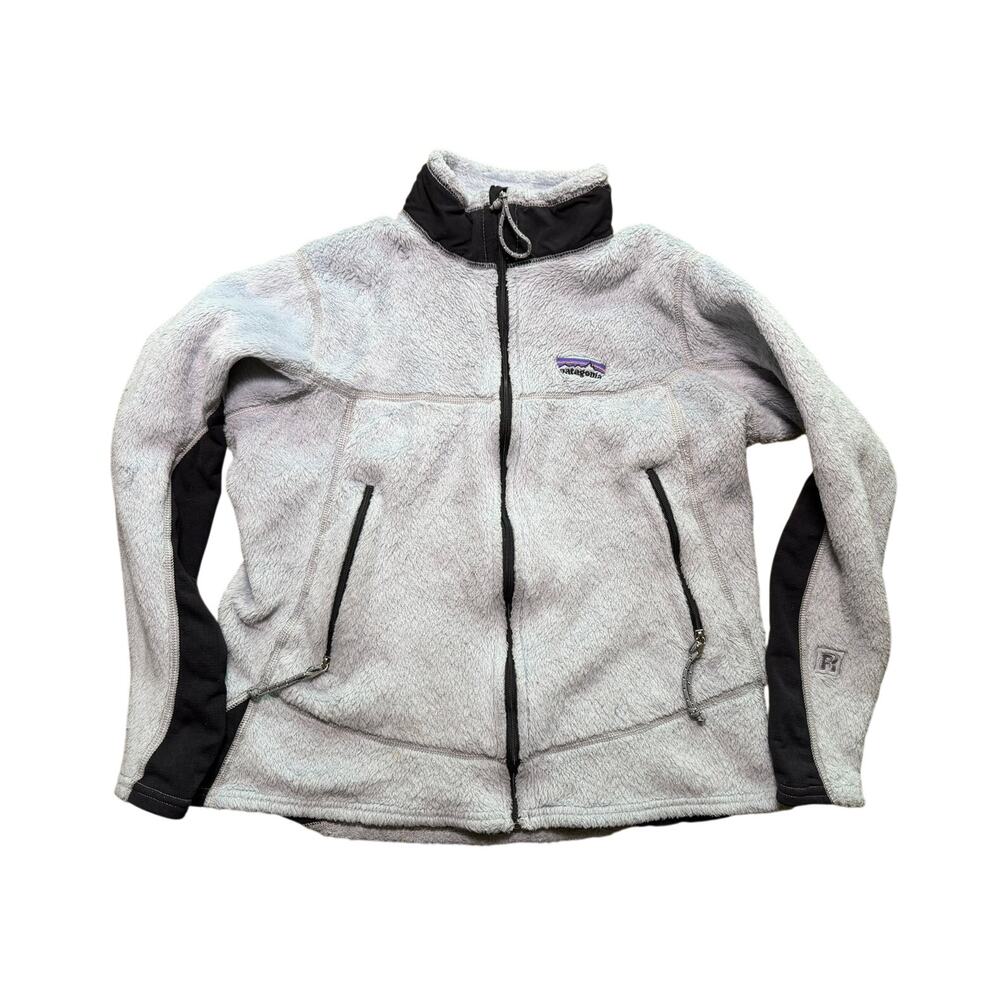 Patagonia R3 Regulator Jacket Women's Large Ice Blue/Gray Fleece Full Zip